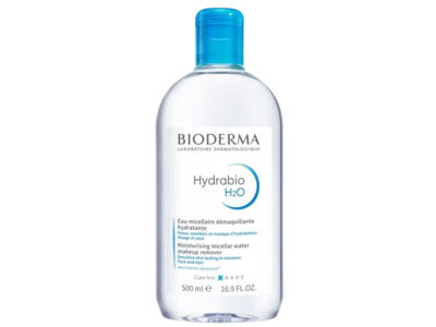Bioderma Hydrabio H2O Micellar Water Makeup Remover, 16.7 fl oz/500 mL