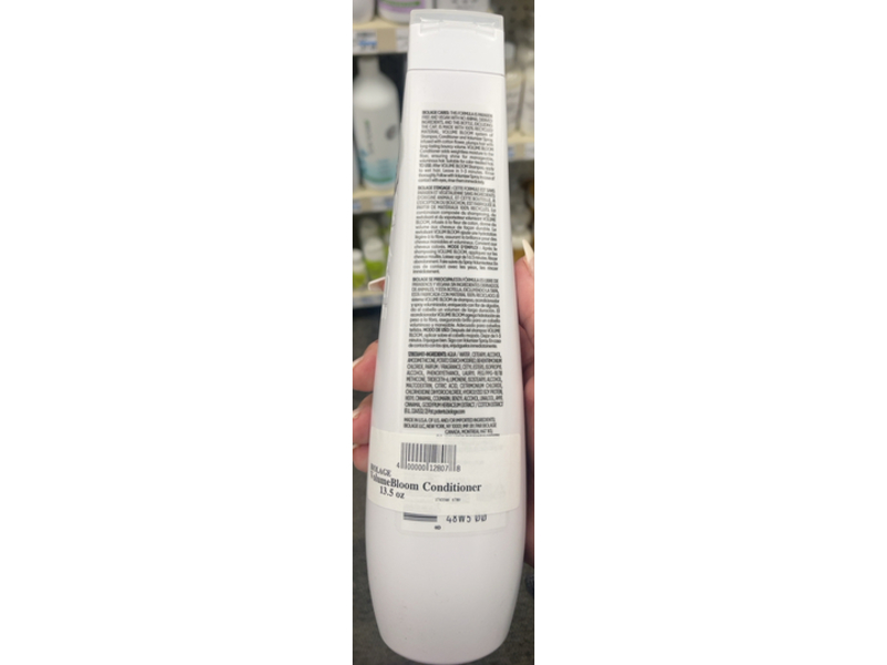 Biolage Volume Bloom Conditioner, Cotton Flower, 13.5 fl oz/400 mL