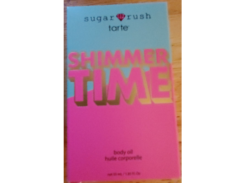 Tarte Cosmetics Sugar Rush Shimmer Time Body Oil, 1.85 fl oz/55 mL