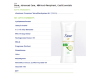 Dove Advanced Care Cool Essentials Anti-Perspirant Deodorant, 2.6 oz (2 Pack) - thumbnail 4