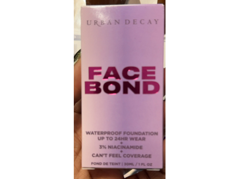 Urban Decay Face Bond Self-Setting Waterproof Foundation, 39 Deep Warm, 1 fl oz/30 mL