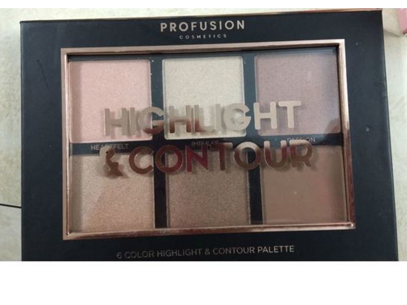 Profusion Cosmetics Highlight & Contour Palette, Studio Icon Collection, 0.62 oz/17.5 g