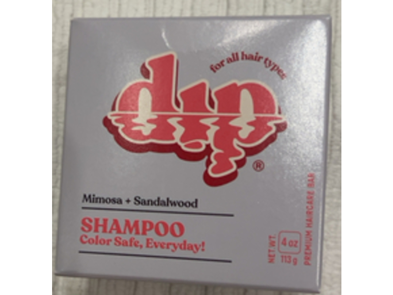 Dip Color Safe Everyday Shampoo Bar, Mimosa & Sandalwood, 4 oz/113 g