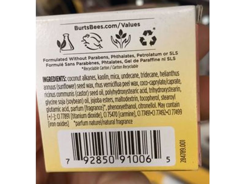 Burt's Bees Color Nurture Cream Blush, 1270 Guava Meringue, 0.25 oz/7.08 g