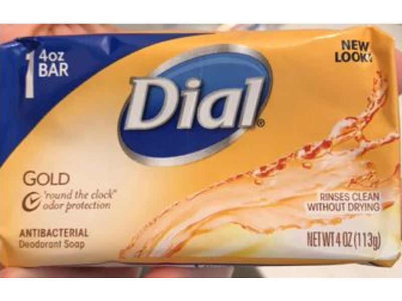 Dial Antibacterial Deodorant Soap, Gold, 4 oz/113 g, 1 Count