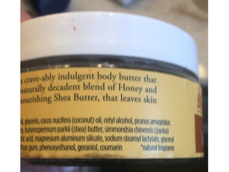 Burt's Bees Body Butter, Honey & Shea, 6.5 oz/185 g