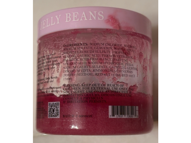 Onyx Bathhouse Foaming Bath Scrub, Jelly Beans + Jojoba Oil, 21.16 oz/599 g