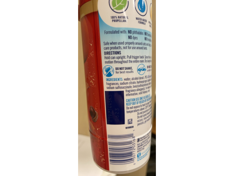 Febreze Air Room Freshener Spray, Pumpkin Patch, Limited Edition, 8.8 oz