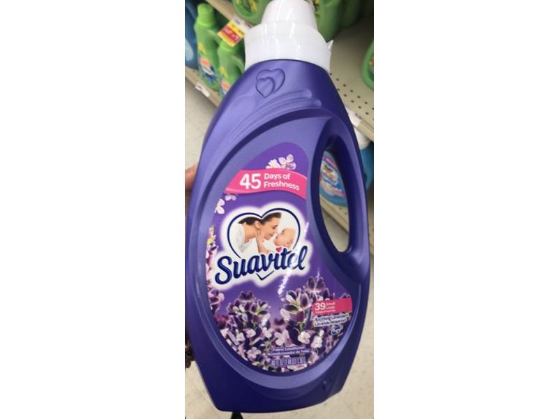 Suavitel Fabric Conditioner, Soothing Lavender, 39 Loads, 42 fl oz/1.36 L