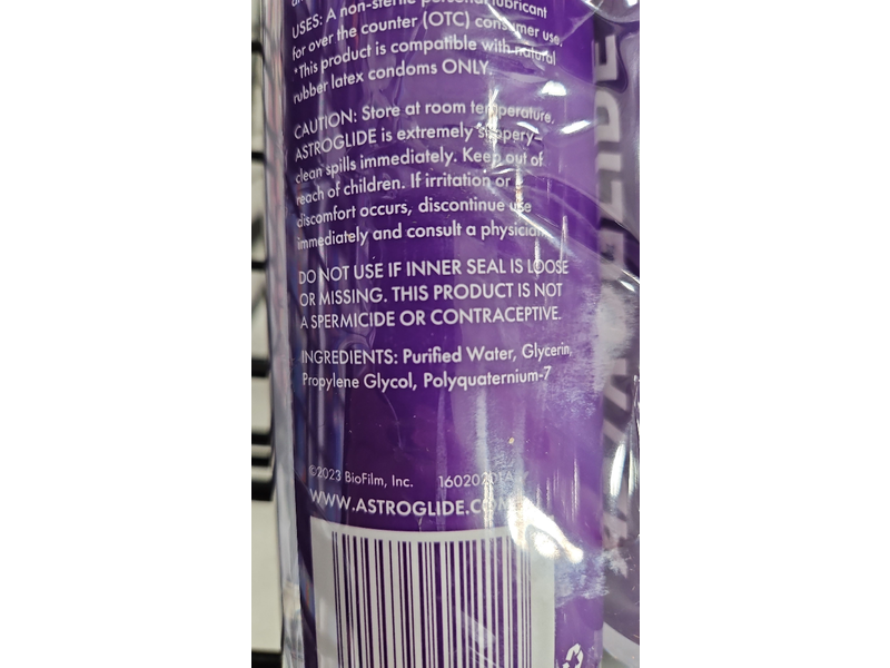 Astroglide Water-Based Personal Lubricant, 12 fl oz/355 mL