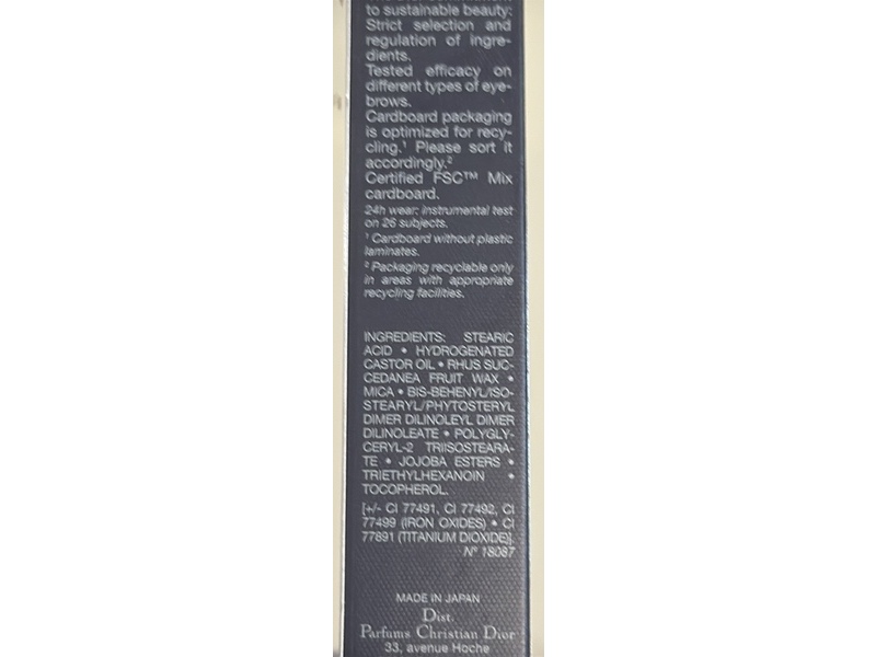 Dior Diorshow Brow Styler Ultra Precision Brow Pencil, Blond 01, 0.003 oz/0.09 g