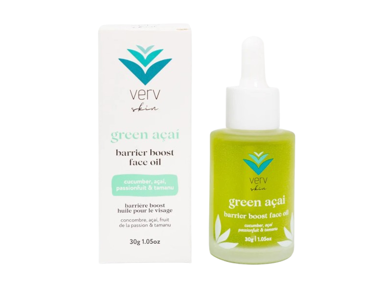 Verv Skin Green Acai Barrier Boost Face Oil, 1.05 oz/30 g
