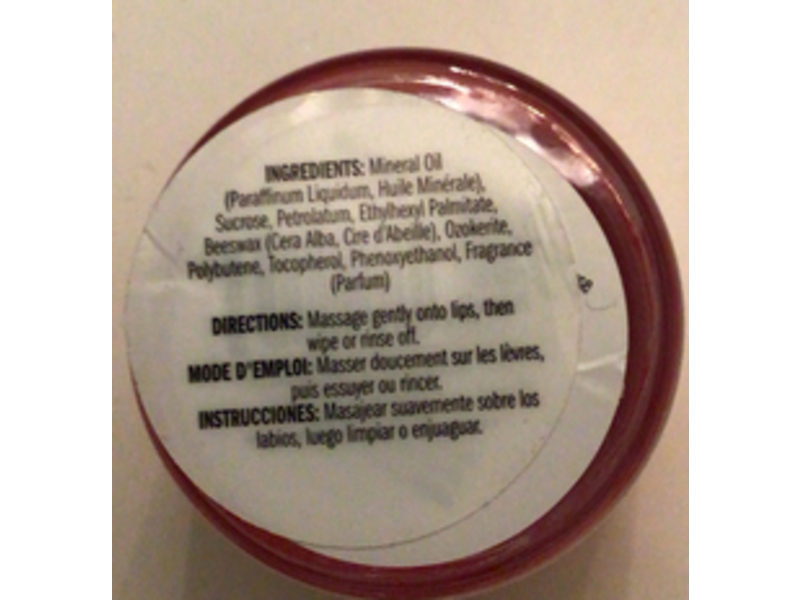 Glow Bloom Lip Scrub, Snow Berry, 0.35 oz/10 g