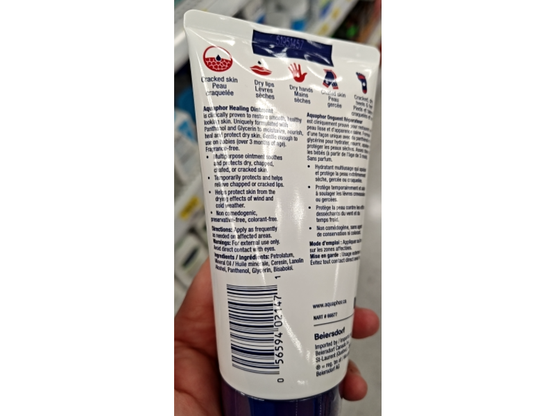 Aquaphor Healing Ointment, Advanced Hydration, 141 g