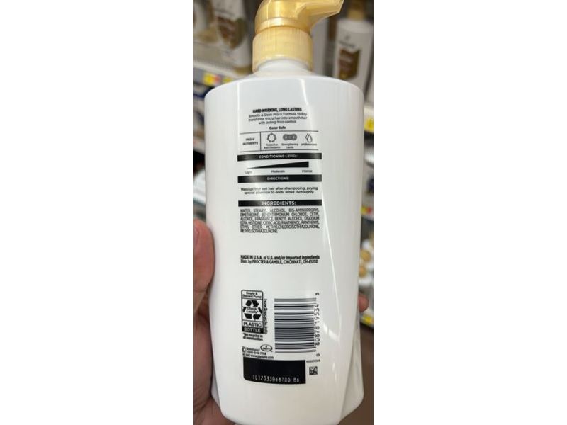 Pantene Pro-V Conditioner, Smooth & Sleek, 25.1 fl oz/745 mL