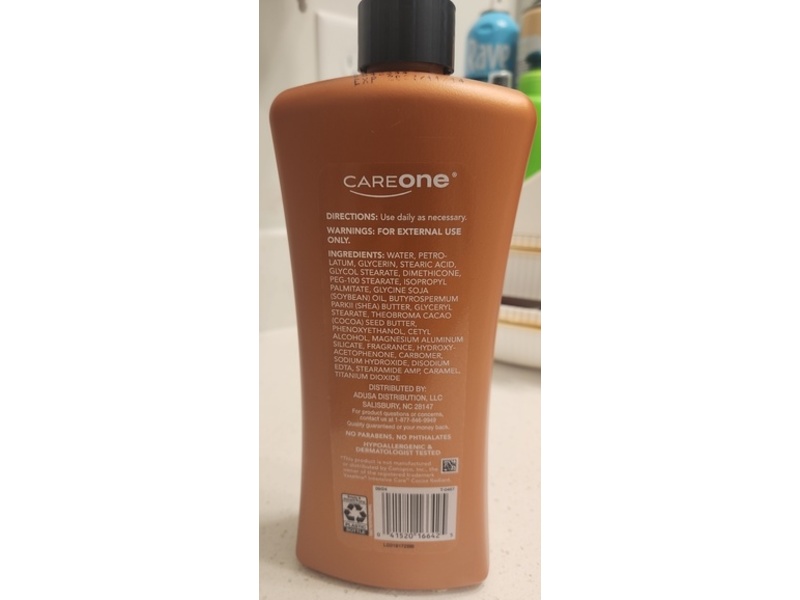 Careone Moisture Care Body Lotion, 20.3 fl oz/600 mL