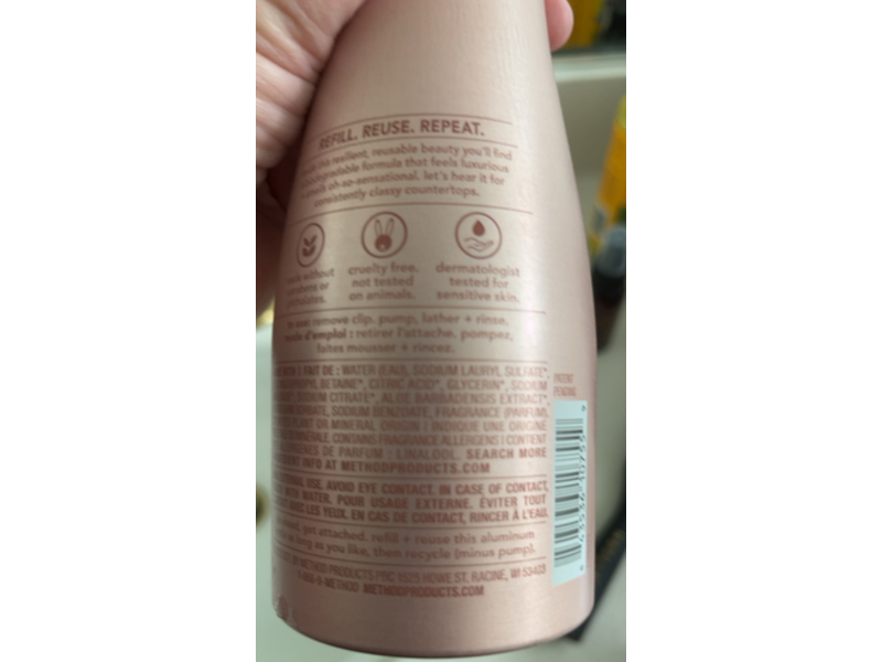 Method Foaming Hand Soap, Vanilla & Raspberry, 10 fl oz/300 mL