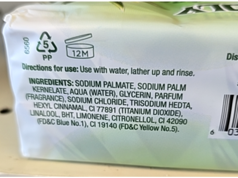 Yoly Bar Soap, Aloe Vera, 3.1 oz/90 g, Pack Of 4