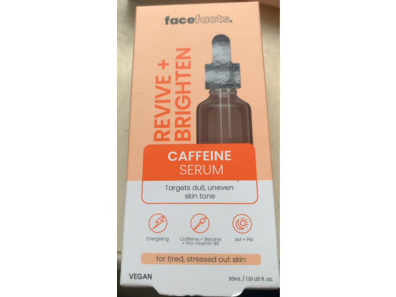 Face Facts Revive & Brighten Caffeine Serum, 1.01 fl oz/30 mL