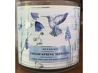 Bath & Body Works Scented Candle, Fresh Spring Morning, 14.5 oz/411 g - thumbnail 2
