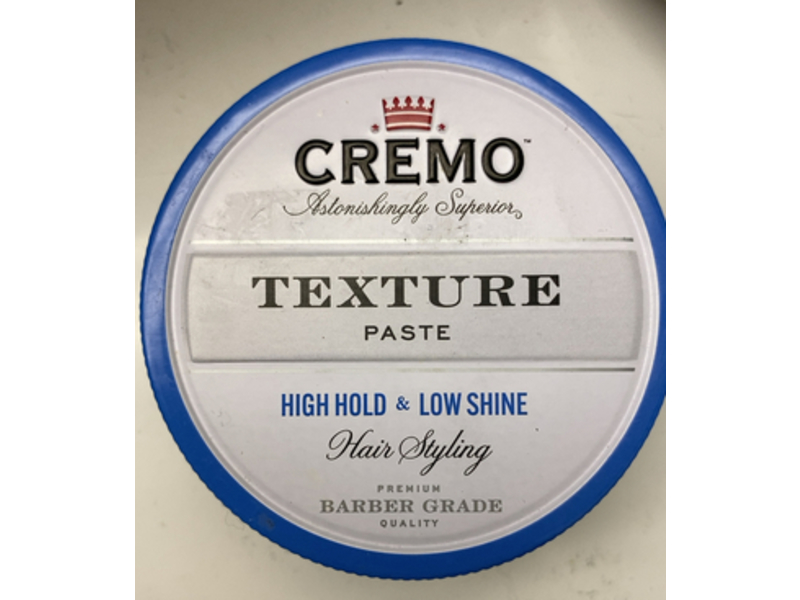 Cremo High Hold & Low Shine Texture Paste, 3.4 oz/96 g