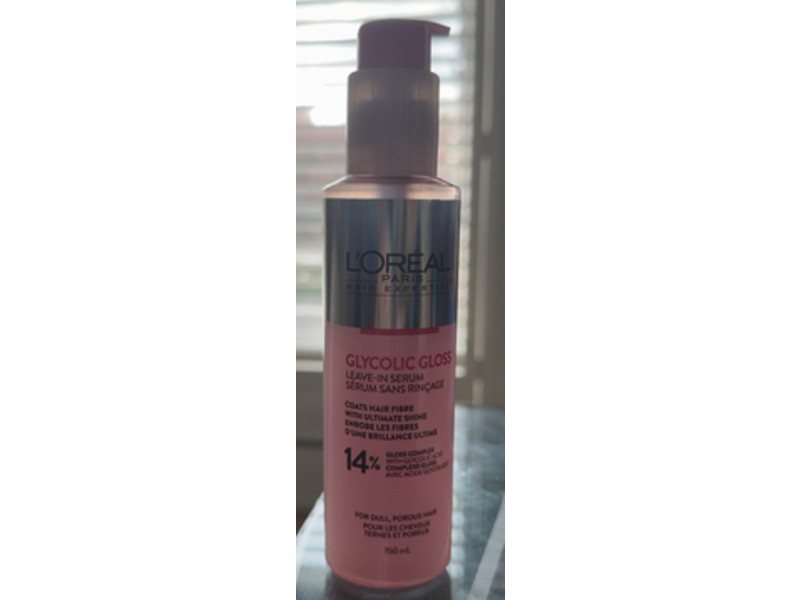 L'Oreal Paris Glycolic Gloss Leave-In Serum, 150 mL
