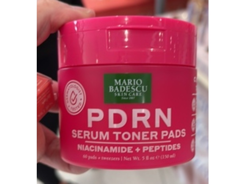 Mario Badescu Skincare Pdrn Serum Toner Pads, 5 fl oz/150 mL