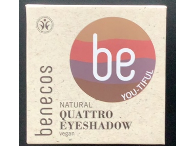 Benecos Natural Quattro Eyeshadow, Beautiful Eyes, 4.8 g