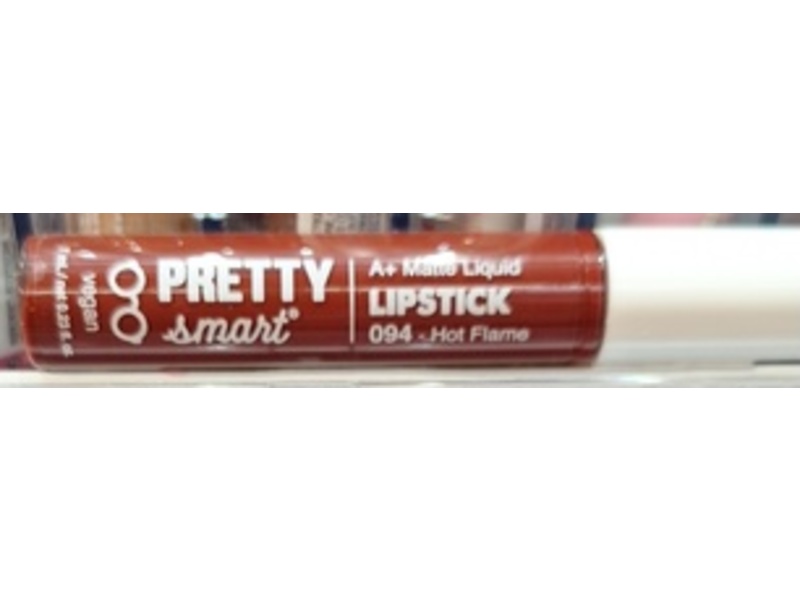 Pretty Smart A+ Matte Liquid Lipstick, 094 Hot Flame, 0.23 fl oz/7 mL