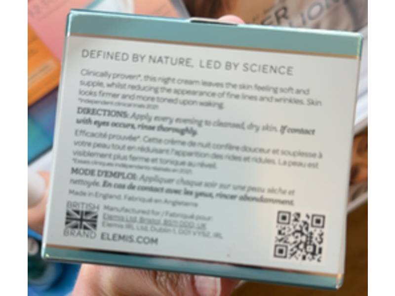 Elemis Pro - Collagen Anti-Wrinkle Hydrating Night Cream, 1.0 fl oz/30 mL