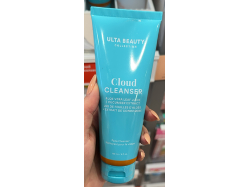 Ulta Beauty Cloud Face Cleanser, Aloe Vera Leaf Juice + Cucumber Extract, 4 fl oz/120 mL