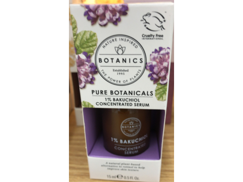 Botanics Pure Botanicals 1% Bakuchiol Concentrated Serum, 0.5 fl oz/15 mL