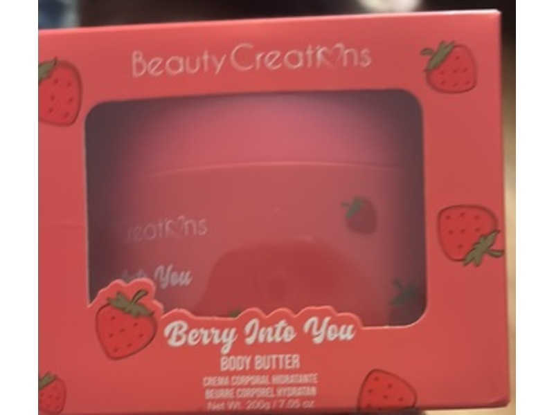 Beauty Creations Body Butter, Berry Into You, 7.05 fl oz/200 g