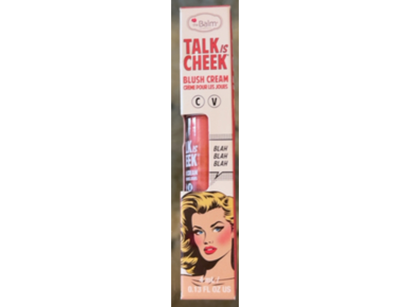 The Balm Talk is Cheek Blush Cream, Promise, 0.13 fl oz/4 mL