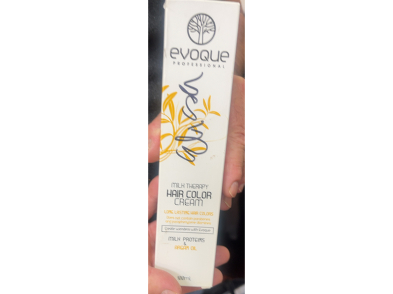 Evoque Professional Milk Therapy Hair Color Cream, Milk Proteins & Argan Oil, 100 mL