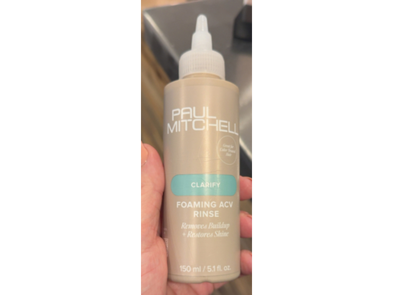 Paul Mitchell Foaming ACV Rinse Shampoo, 5.1 fl oz/150 mL