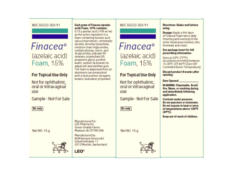 Finacea (azelaic acid) Foam, 15%, 15 g, Leo Pharma (RX)