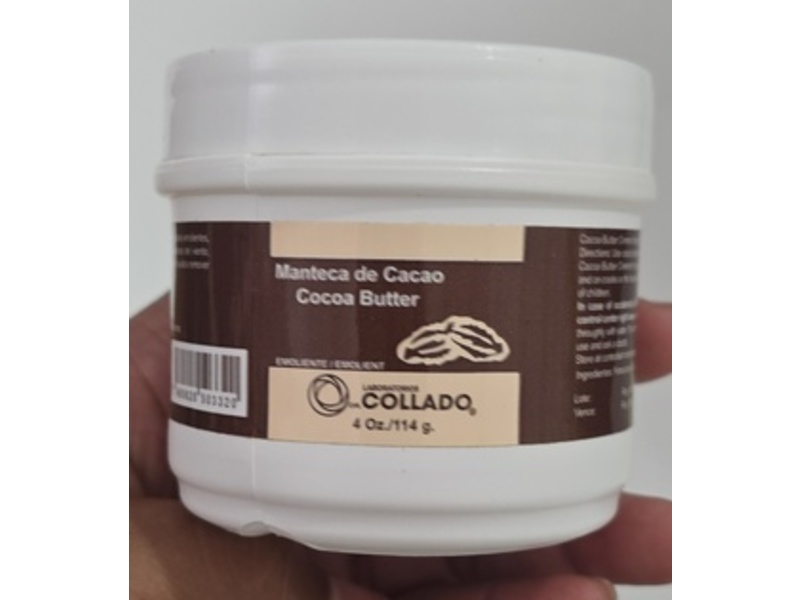 Dr. Collado Laboratories Cocoa Butter, 4 oz/114 g