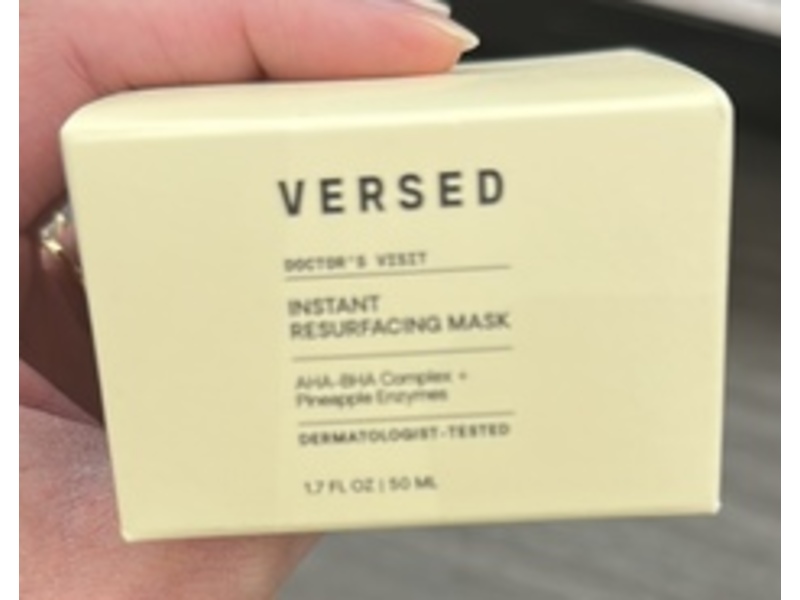 Versed Doctors Visit Instant Resurfacing Mask, 1.7 fl oz/50 mL
