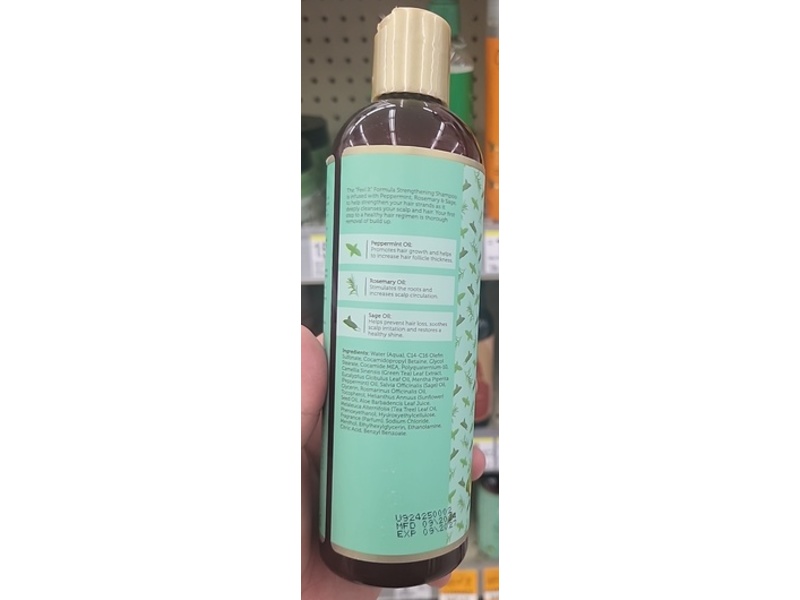 African Pride Strengthening Shampoo, Peppermint, Rosemary & Sage, 12 fl oz/354 mL