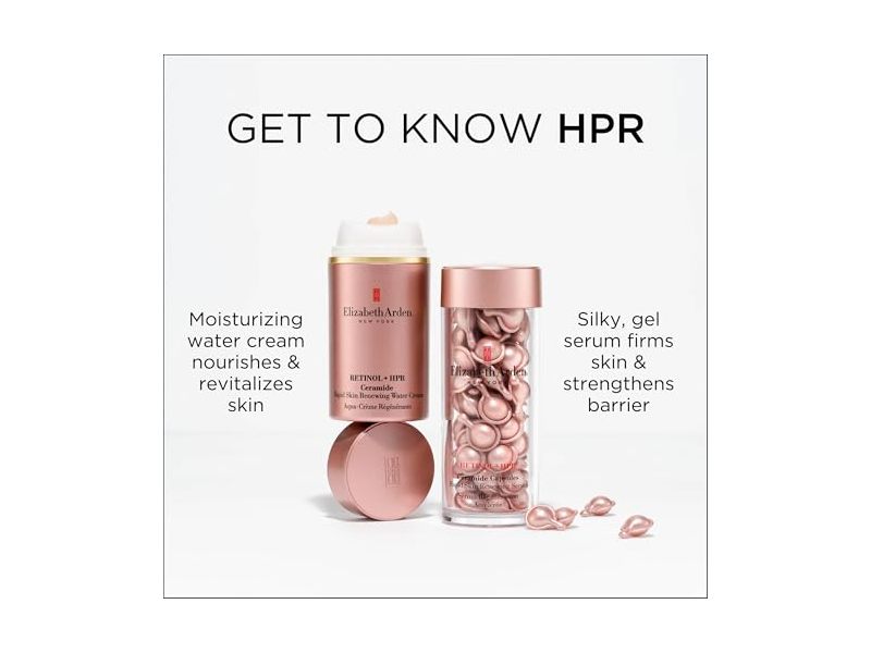 Elizabeth Arden Skin Renewing Water Cream, Retinol + Hpr Ceramide, 1.7 fl oz/50 mL