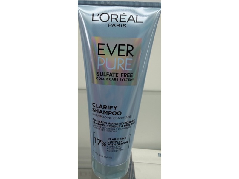 L'Oreal Paris Ever Pure Clarify Shampoo, 6.8 fl oz/200 mL