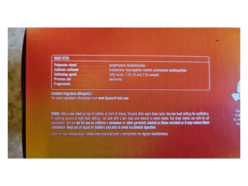 Bounce Intense Scent Boosting Dryer Sheet, Vibrant Fresh, 60 Count,