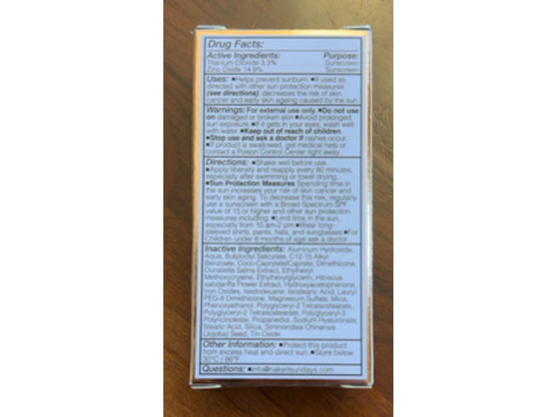 Naked Sundays Mineral Glow Serum Drops, Pearl, 1.69 fl oz/50 mL