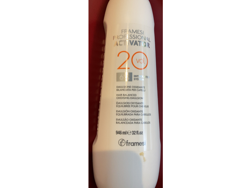 Framesi Professional Activator, 20 Volume, 32 fl oz/946 mL