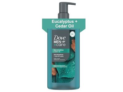 Dove Men + Care Body Wash, Eucalyptus + Cedar Oil, 26 fl oz/769 mL