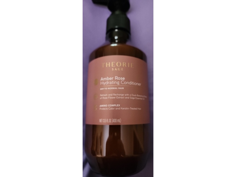 Theorie Sage Hydrating Conditioner, Amber Rose, 13.5 fl oz/400 mL