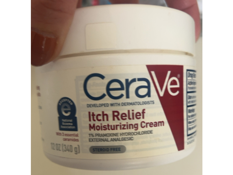Cerave Itch Relief Moisturizing Cream, 12 oz/340 g