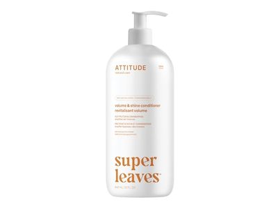 Attitude Super Leaves Volume & Shine Conditioner, Soy Protein & Cranberries, 32 fl oz/946 mL