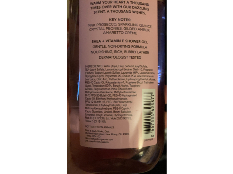 Bath & Body Works A Thousand Wishes, Shea + Vitamin E Shower Gel, 10 fl oz/295 mL